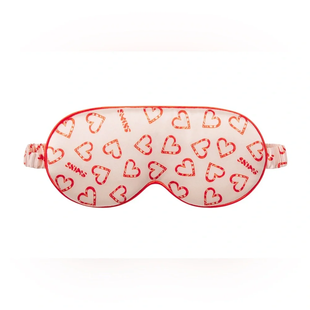 Skip X Skims Contour Sleep Mask, Candy Heart Print - OS